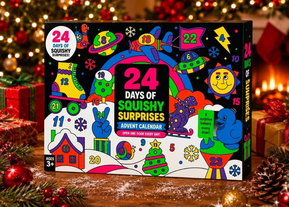 24 Days of Squishy Surprises: Advent Calendar