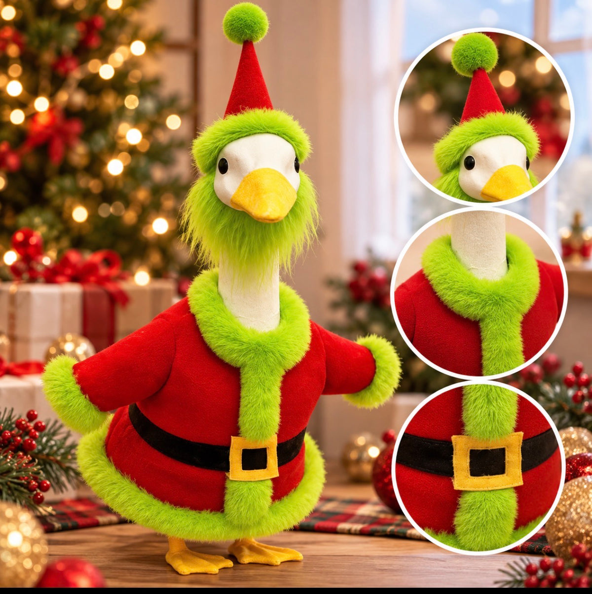 Green Guy Desk Goose Outfit