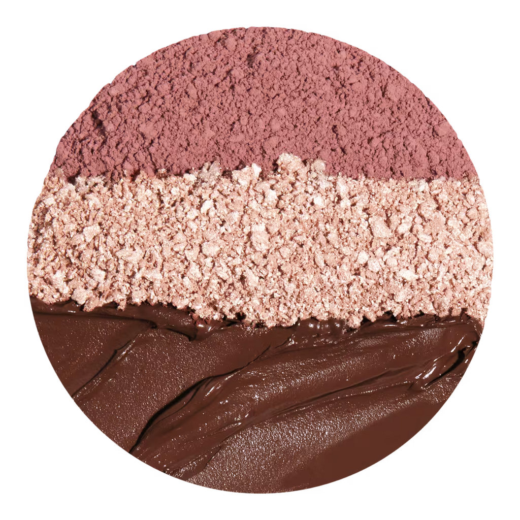 Kaja Play Bento Cream Bronzer, Powder Blush & Highlighter Trio | Dolce Cappuccino