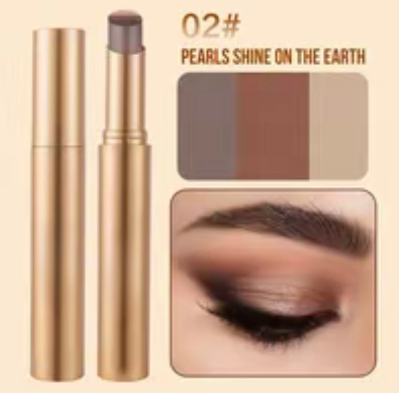 Three Color Eye Shadow Stick