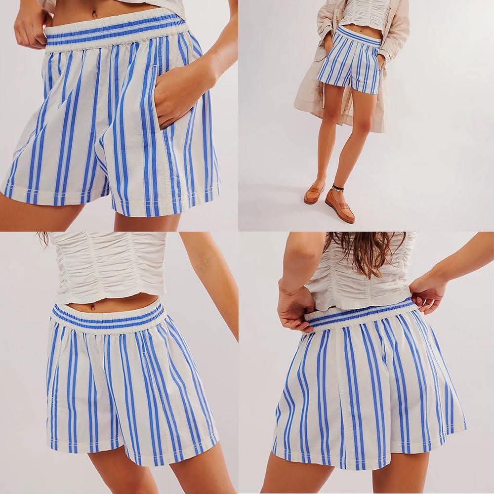 Coastal Breeze Striped Boxer Shorts