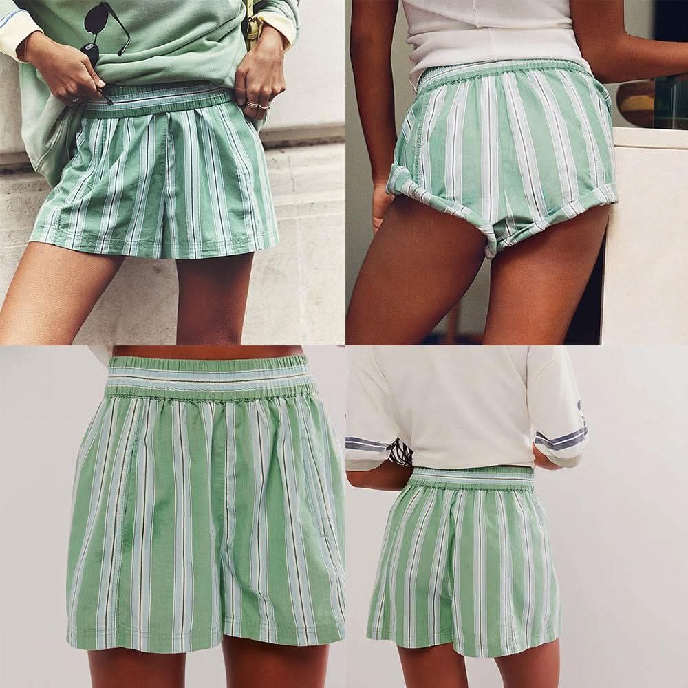 Coastal Breeze Striped Boxer Shorts