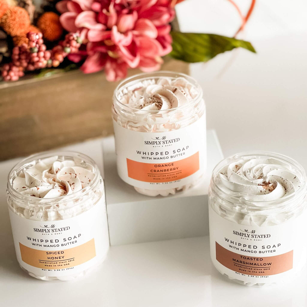 Spiced Honey Whipped Soap | Fall Body Wash & Shaving Soap