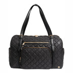 Diamond Quilted Weekender Duffle Bag