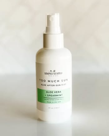 Too Much Sun Aloe After-Sun Mist | Aloe Vera + Spearmint