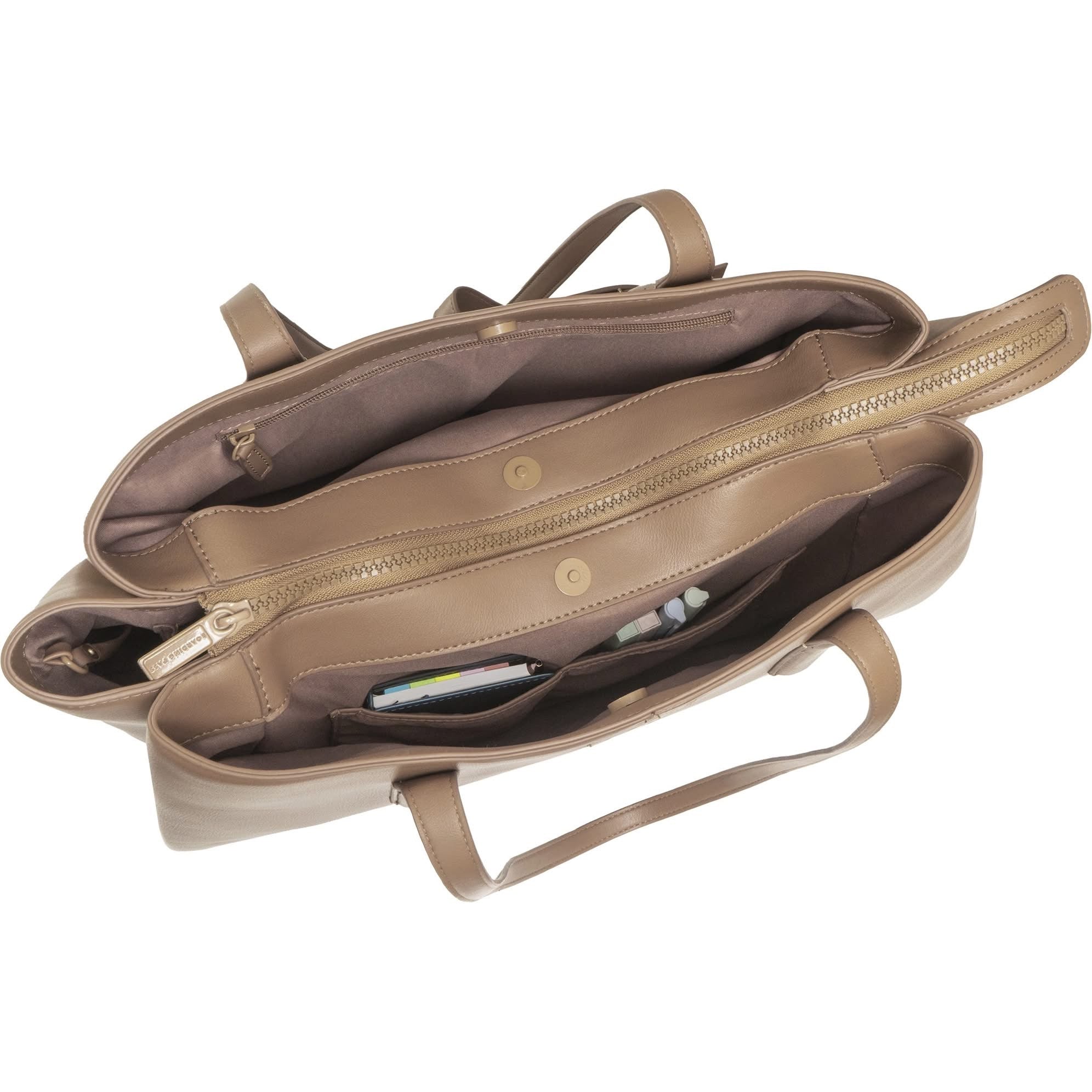 Commuter Triple-Compartment Workbook Tote