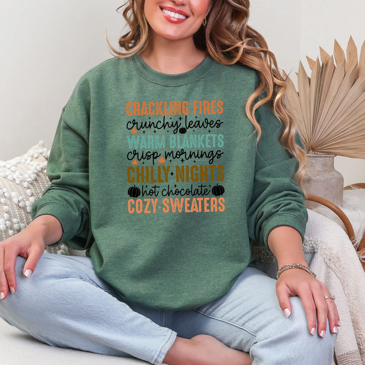 Crackling Fires & Cozy Sweaters Sweatshirt