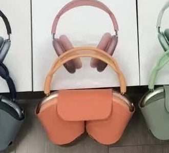 Max Over the Ear Headphones in Peach
