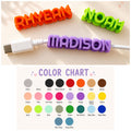 Personalized Charger Clips