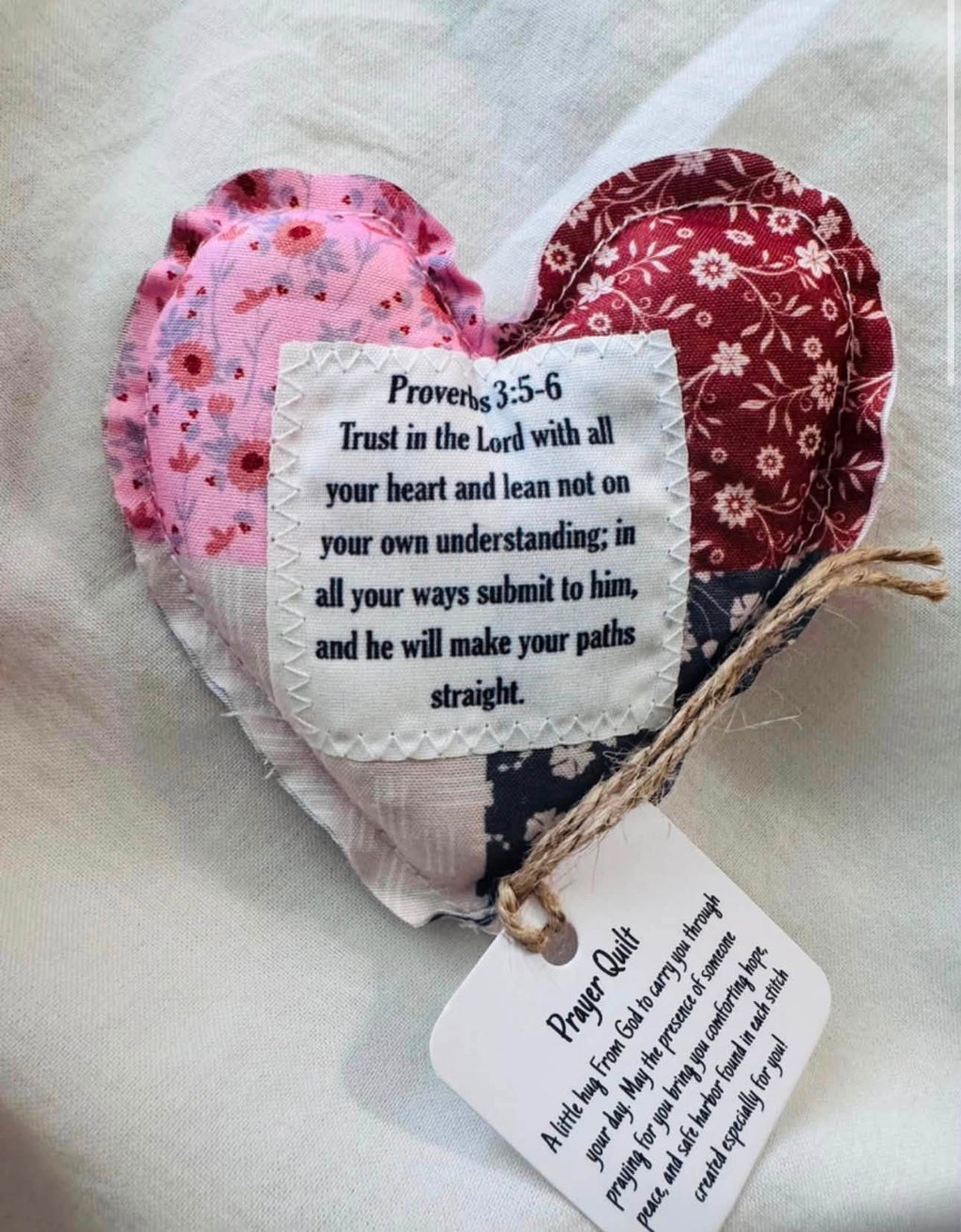 Prayer Quilt + Cross Bracelet Combo