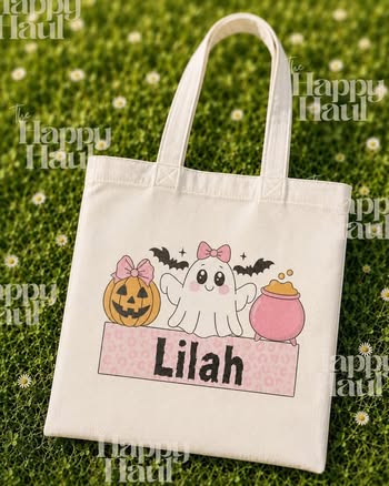 Personalized Halloween Treat Bags