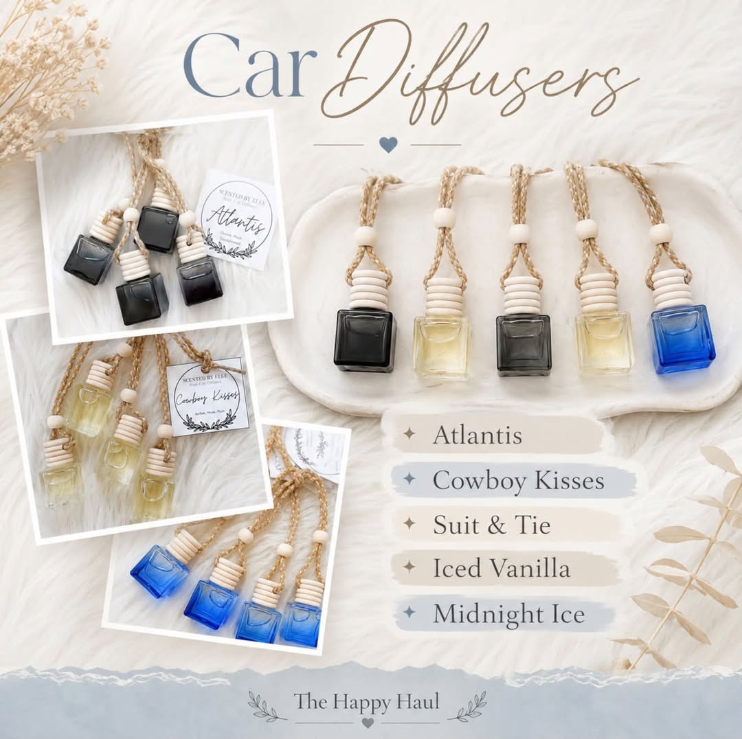 Car Diffusers: Mandle Scents