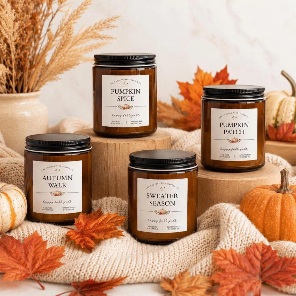 Fall Amber Candles