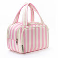 Striped Toiletry Organizing Bag