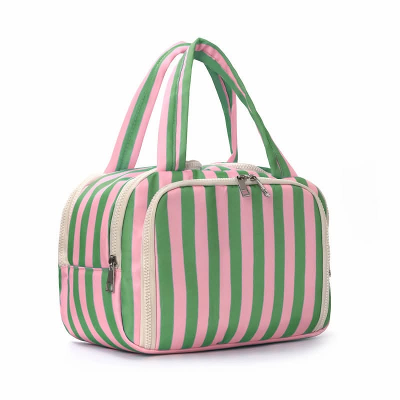 Striped Toiletry Organizing Bag