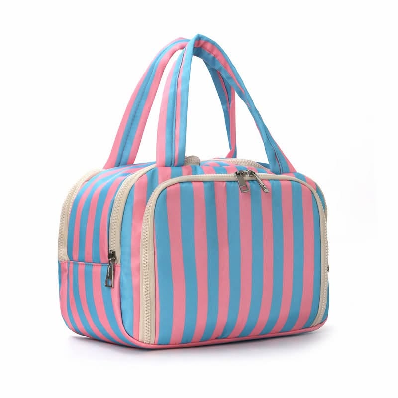 Striped Toiletry Organizing Bag
