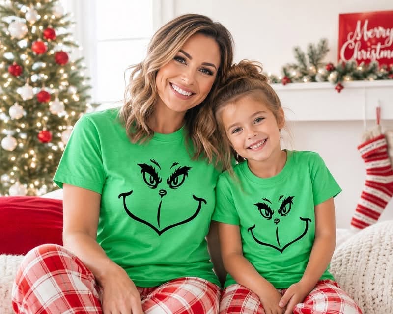 He's A Mean One Face Tee