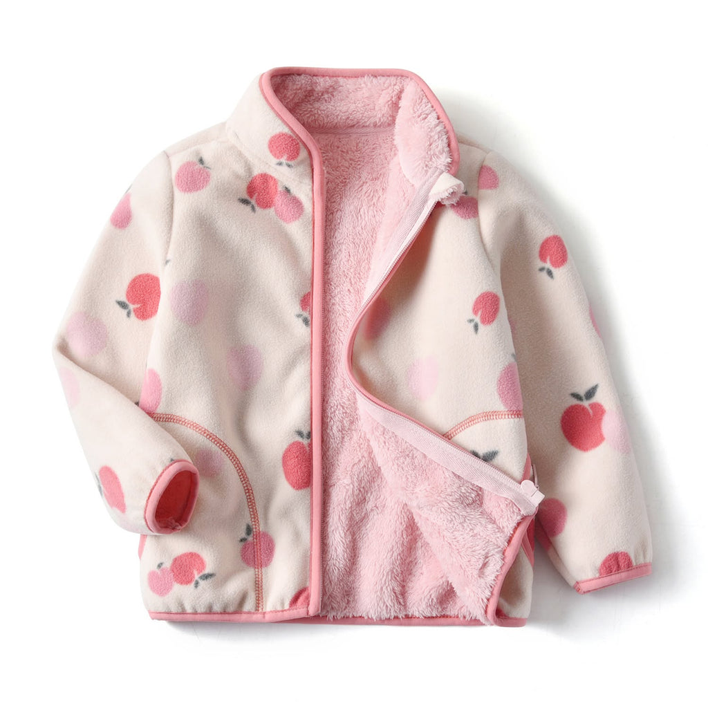 Boys and Girls Fuzzy Full Zip Shacket