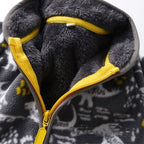 Boys and Girls Fuzzy Full Zip Shacket