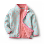Boys and Girls Fuzzy Full Zip Shacket