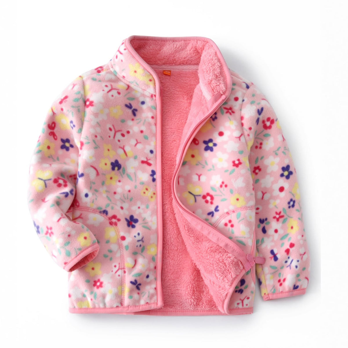 Boys and Girls Fuzzy Full Zip Shacket