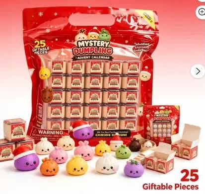 Christmas Edition: MICRO Mystery Dumpling 25 Pack