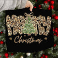 Leopard Merry Christmas Tee