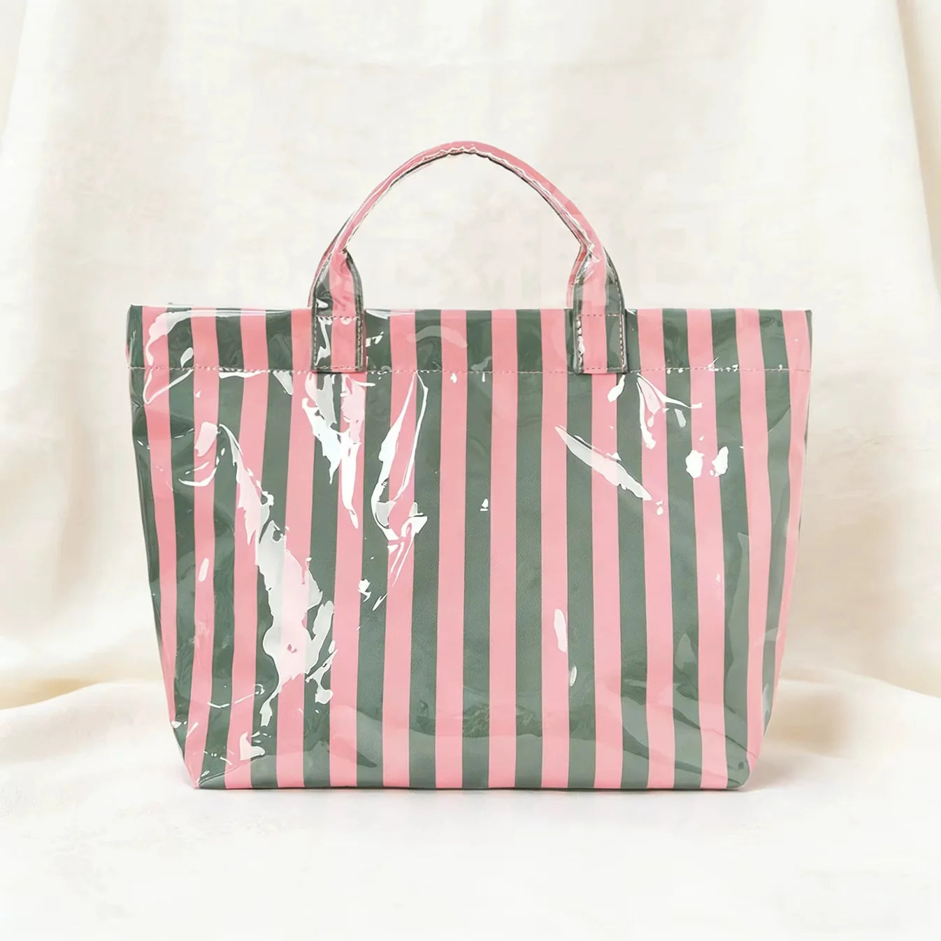 Waterproof Striped Beach Tote