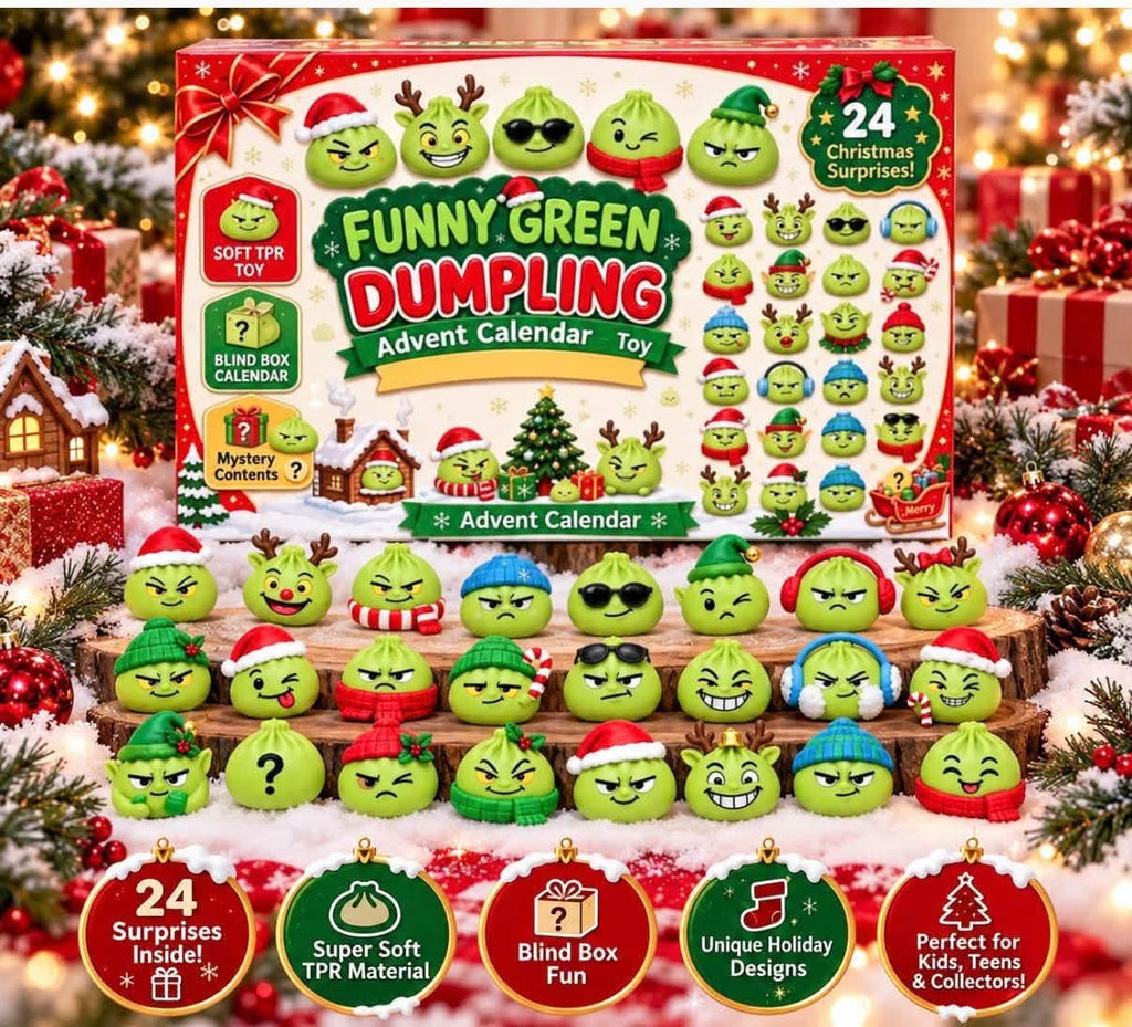 Funny Green Guy Advent Calendar