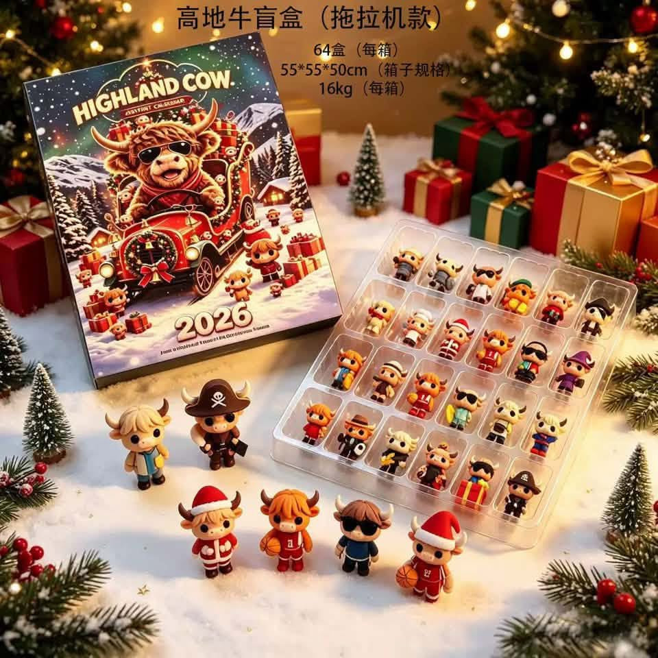 Highland Cow Advent Calendar
