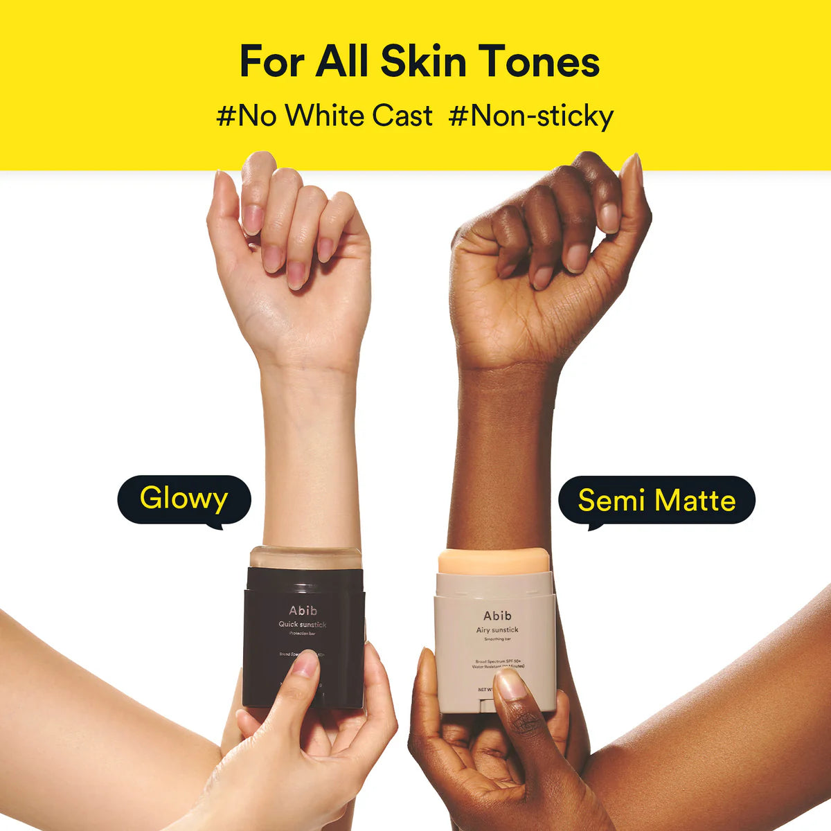 Abib Airy & Quick Sunstick Duo (SPF 50+ Broad Spectrum)