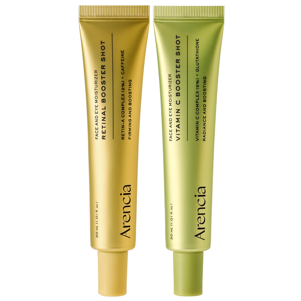 Arencia Booster Shot Skin Renewal Duo - Vitamin C & Retinal  | 1.01 fl oz