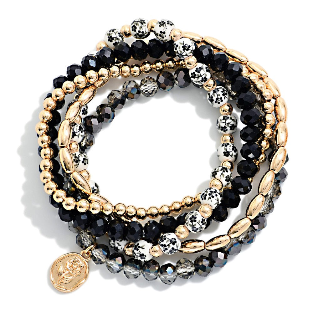 Set of Five Beaded Bracelets - Weekend Deal
