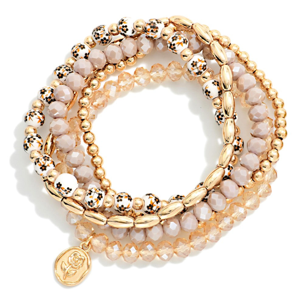 Set of Five Beaded Bracelets - Weekend Deal