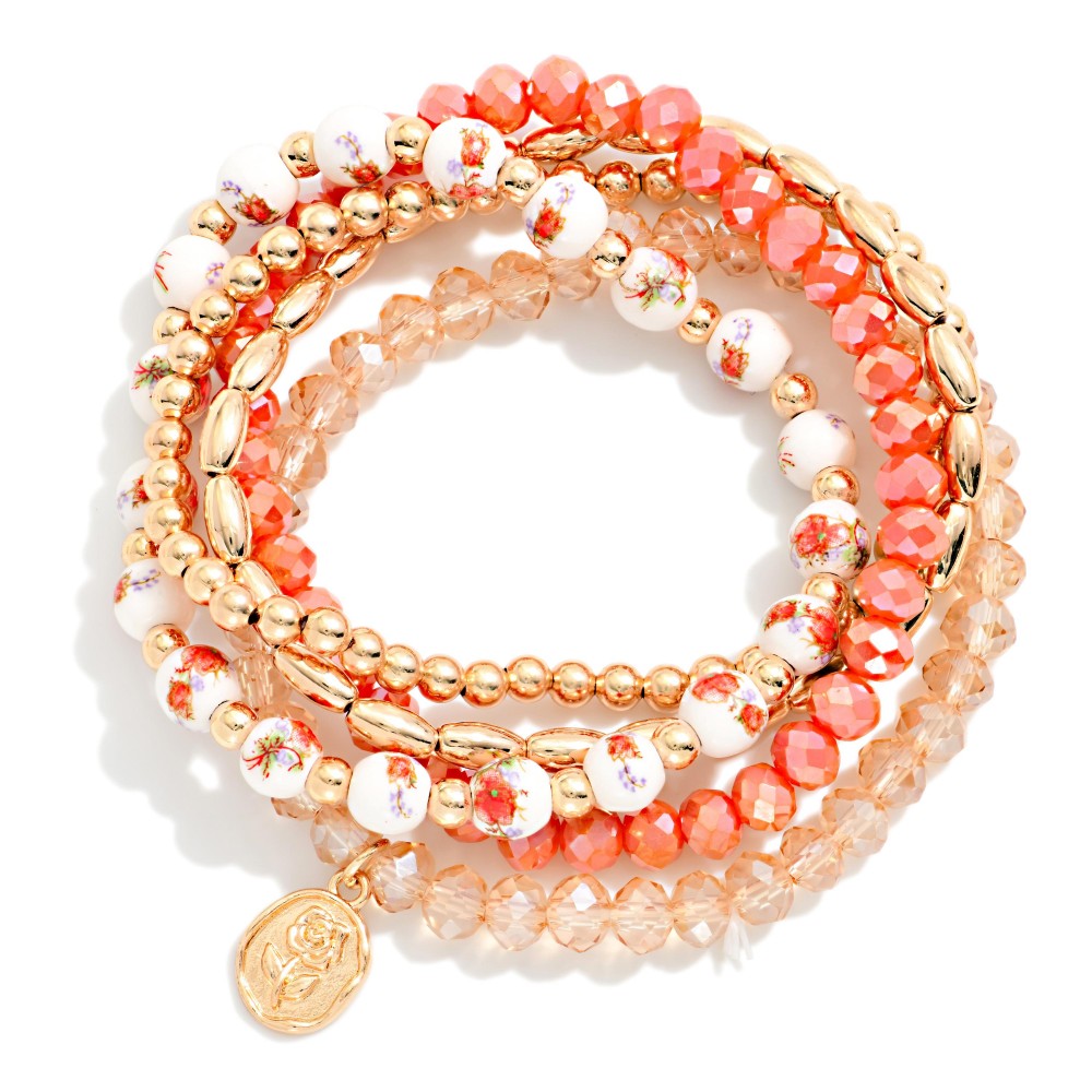 Set of Five Beaded Bracelets - Weekend Deal