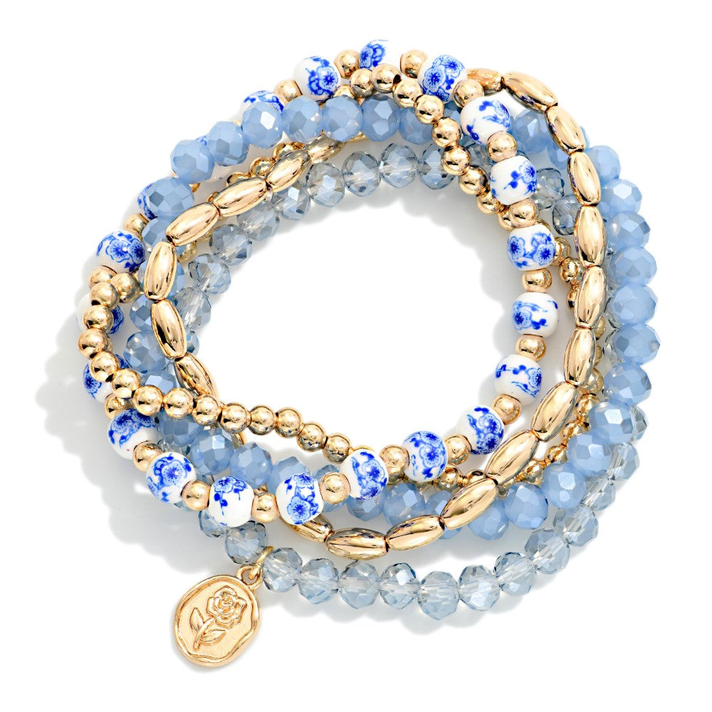 Set of Five Beaded Bracelets - Weekend Deal