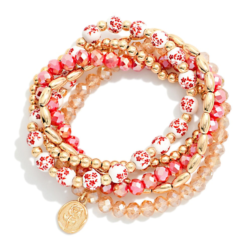 Set of Five Beaded Bracelets - Weekend Deal