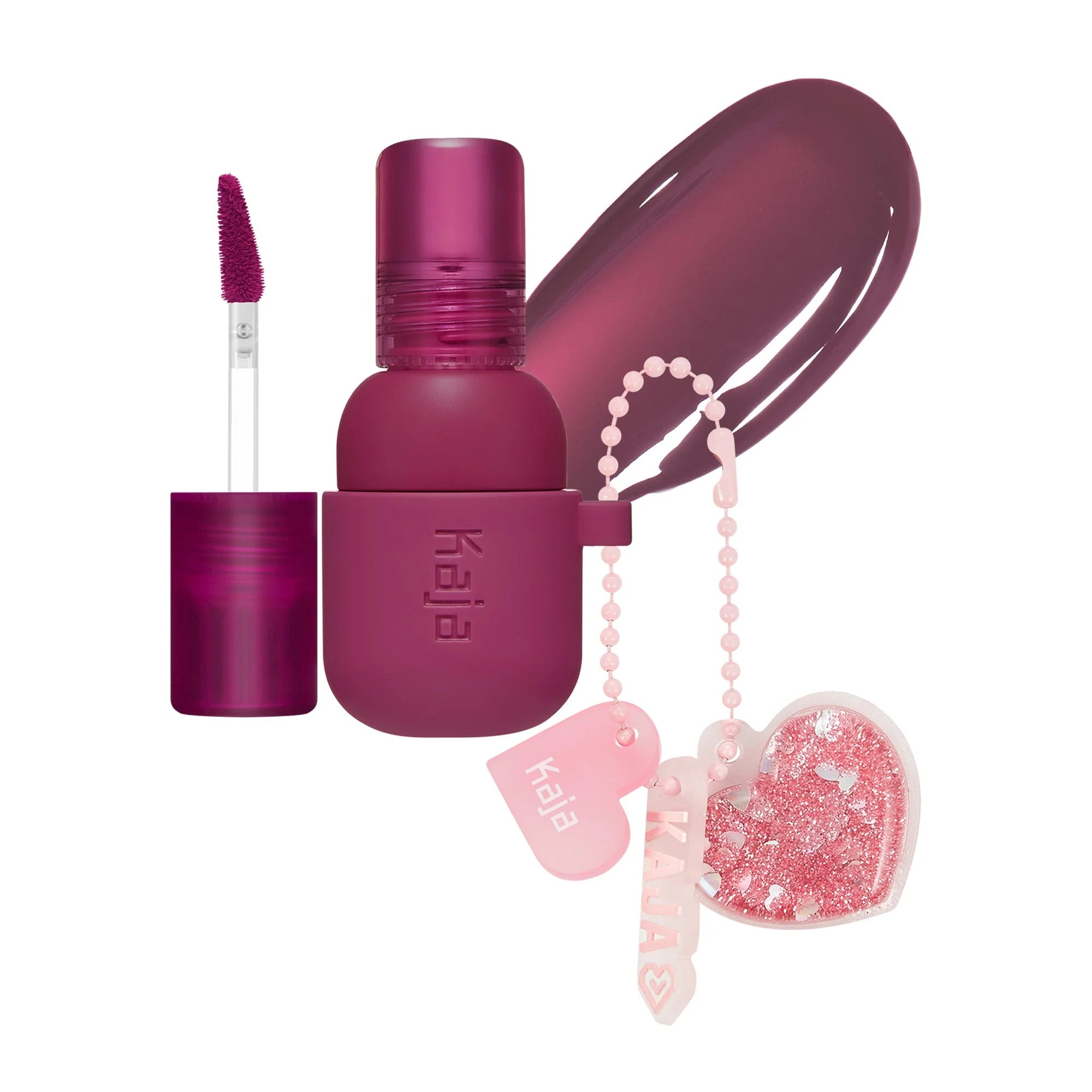 Kaja Jelly Charm Glazed Lip Stain & Blush with Keychain