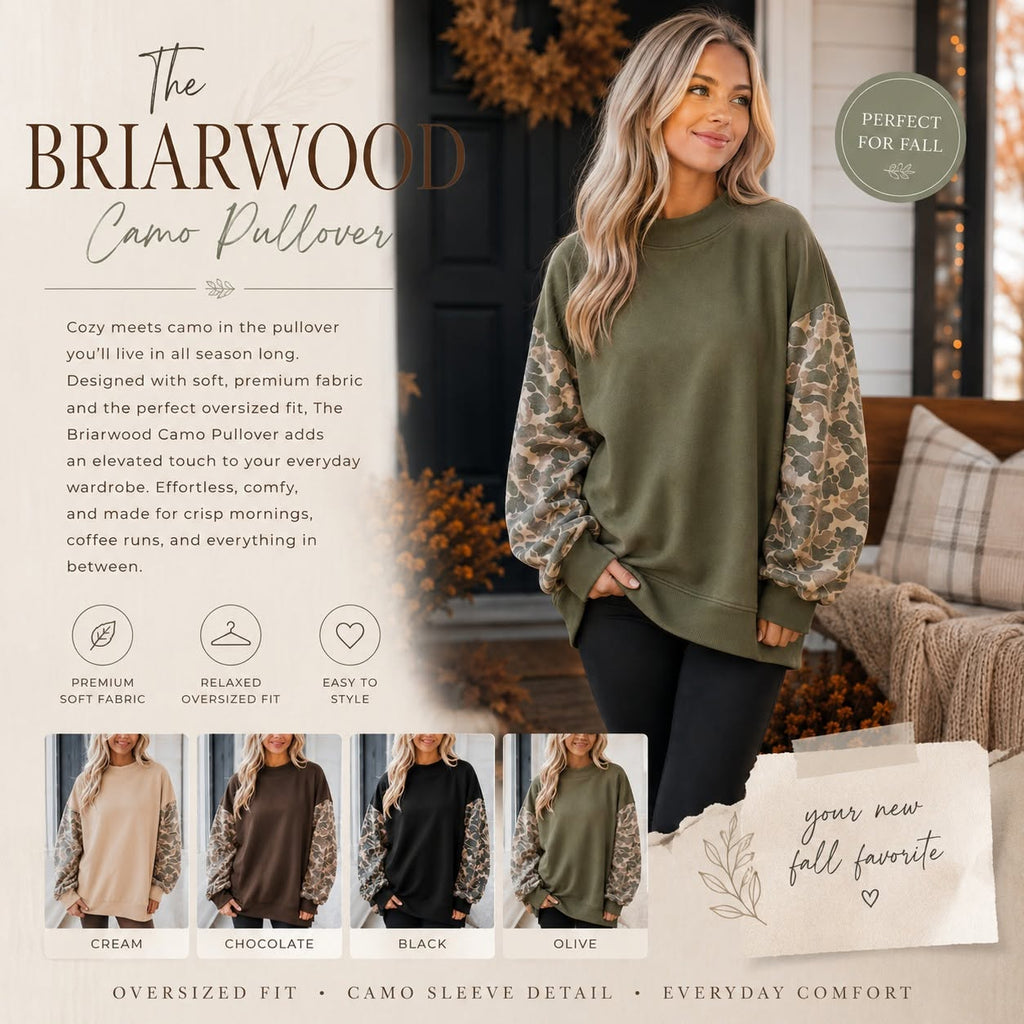 The Briarwood Camo Pullover