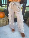 BIRDIE Cargo Lounge Pants in Camel
