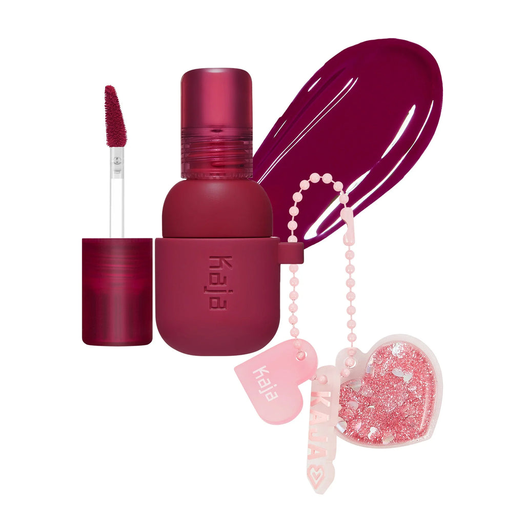 Kaja Jelly Charm Glazed Lip Stain & Blush with Keychain