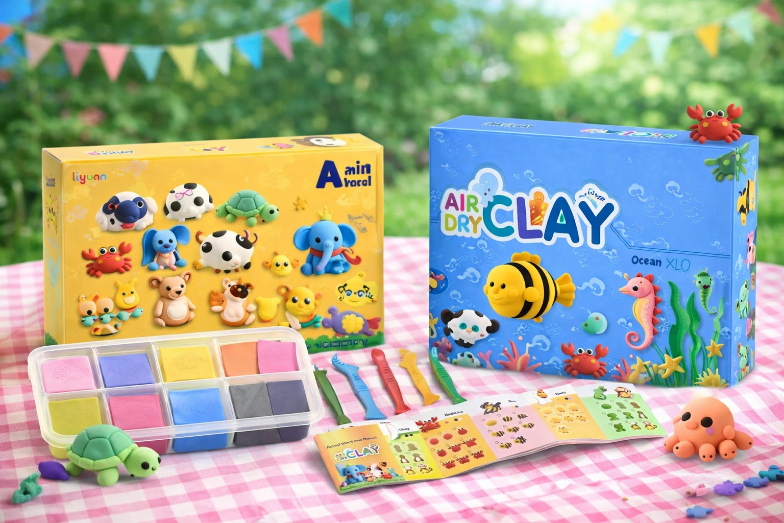 Air Dry Clay Kits | Animal or Ocean