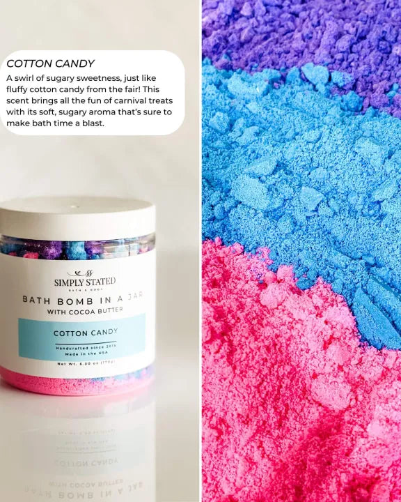 Cotton Candy Bath Bomb Powder