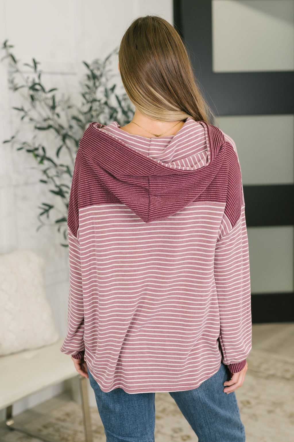 Couldn't Help Myself Button Down Hooded Top