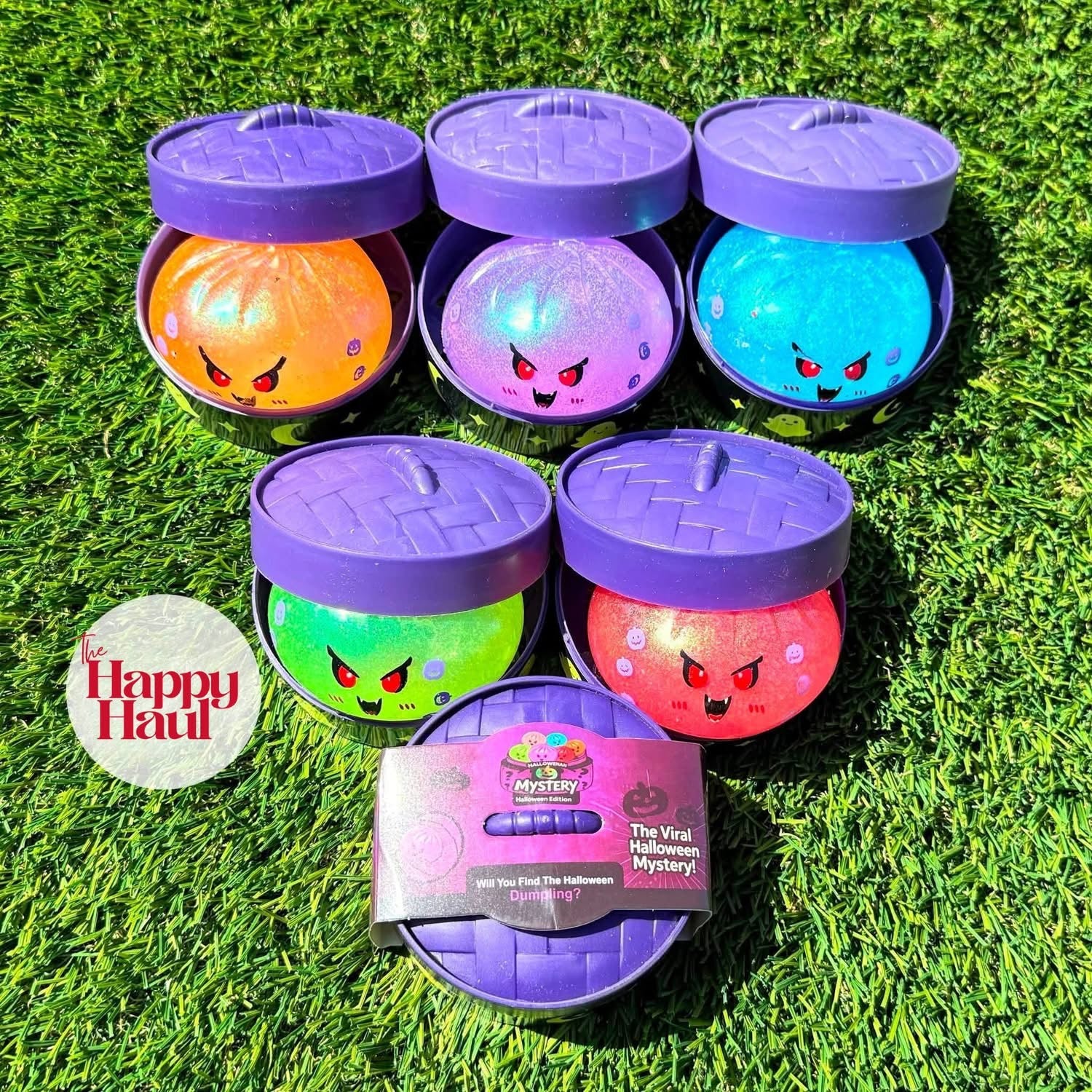 Evil Glitter Halloween Dumplings