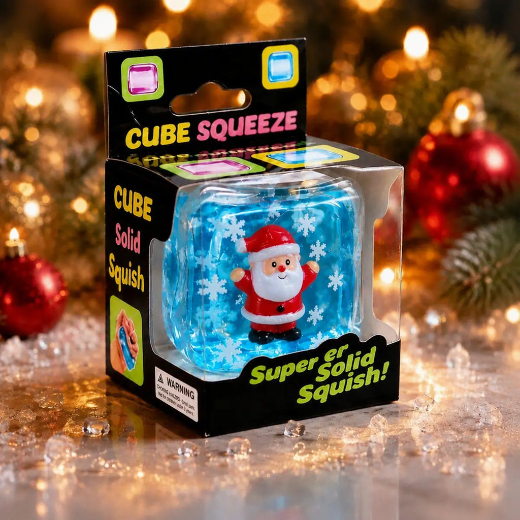 Christmas Snowflake Maltose Cube Squishy