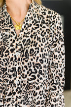 Fiercely Feminine Leopard Print Maxi Dress