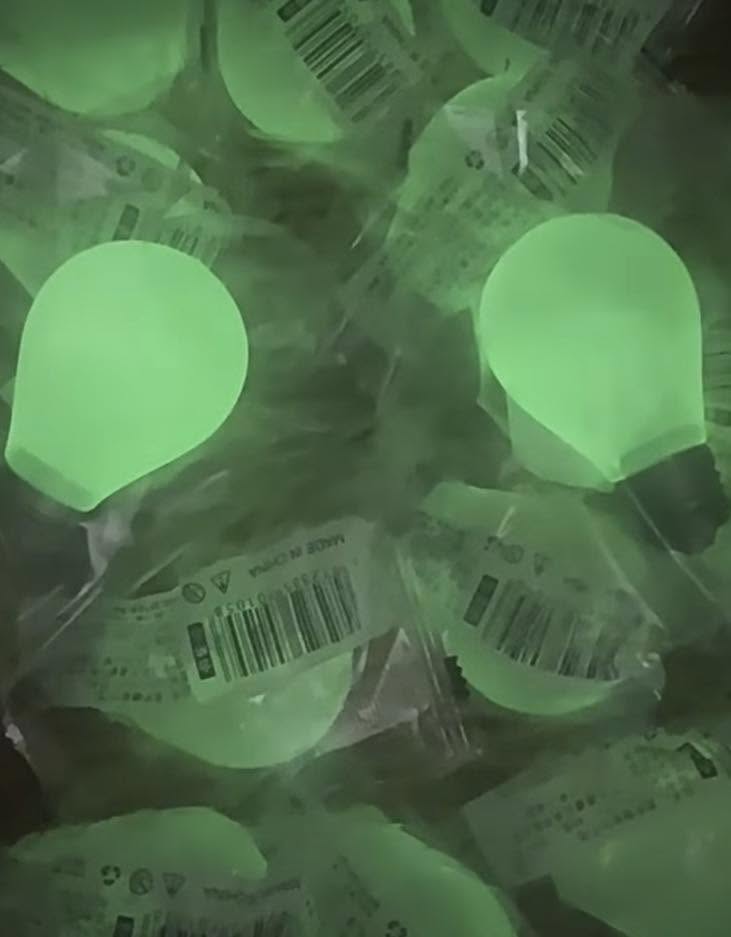 Glow In the Dark Light Bulb Squishy
