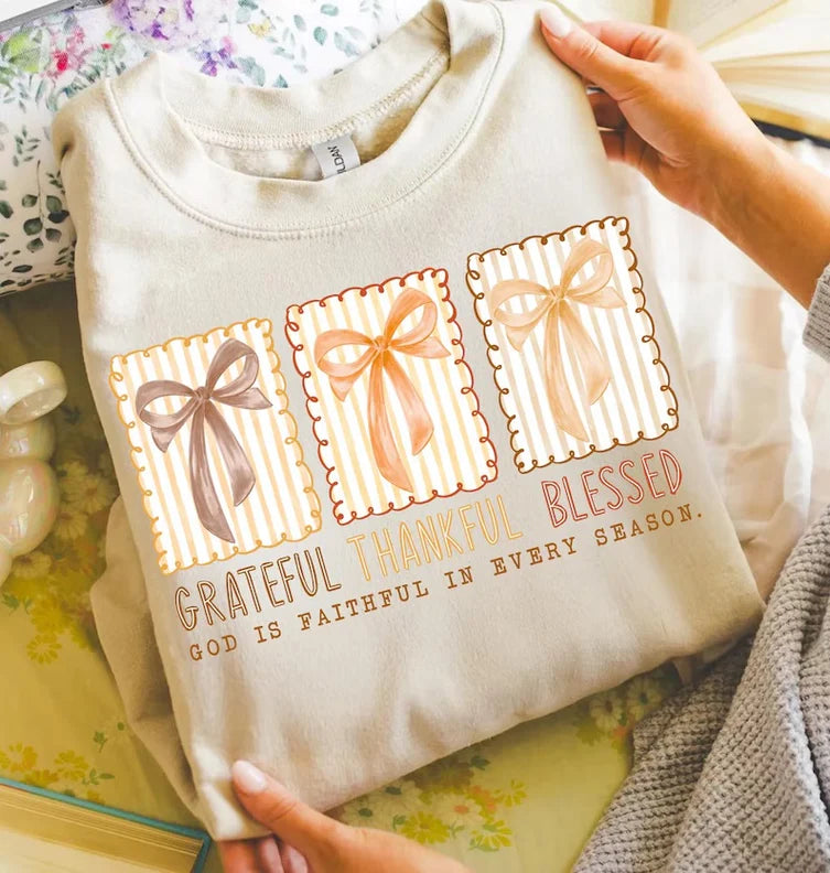 Grateful, Thankful, Blessed Sweatshirt