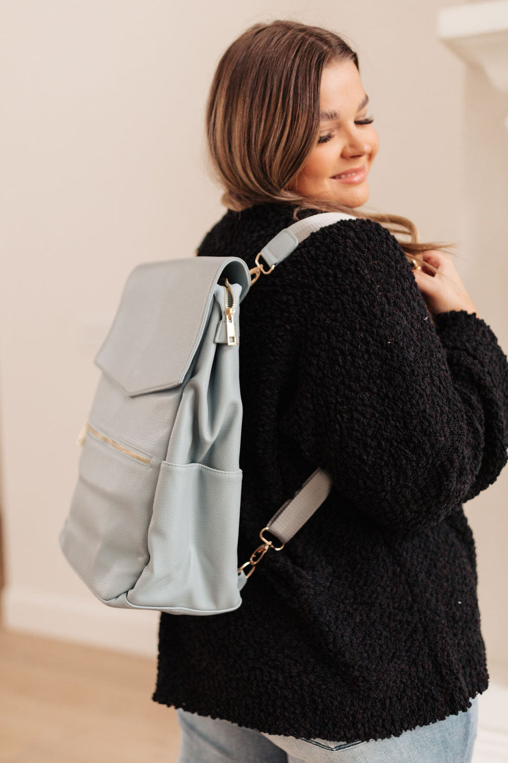 Hot Mom Baby Bag in Blue
